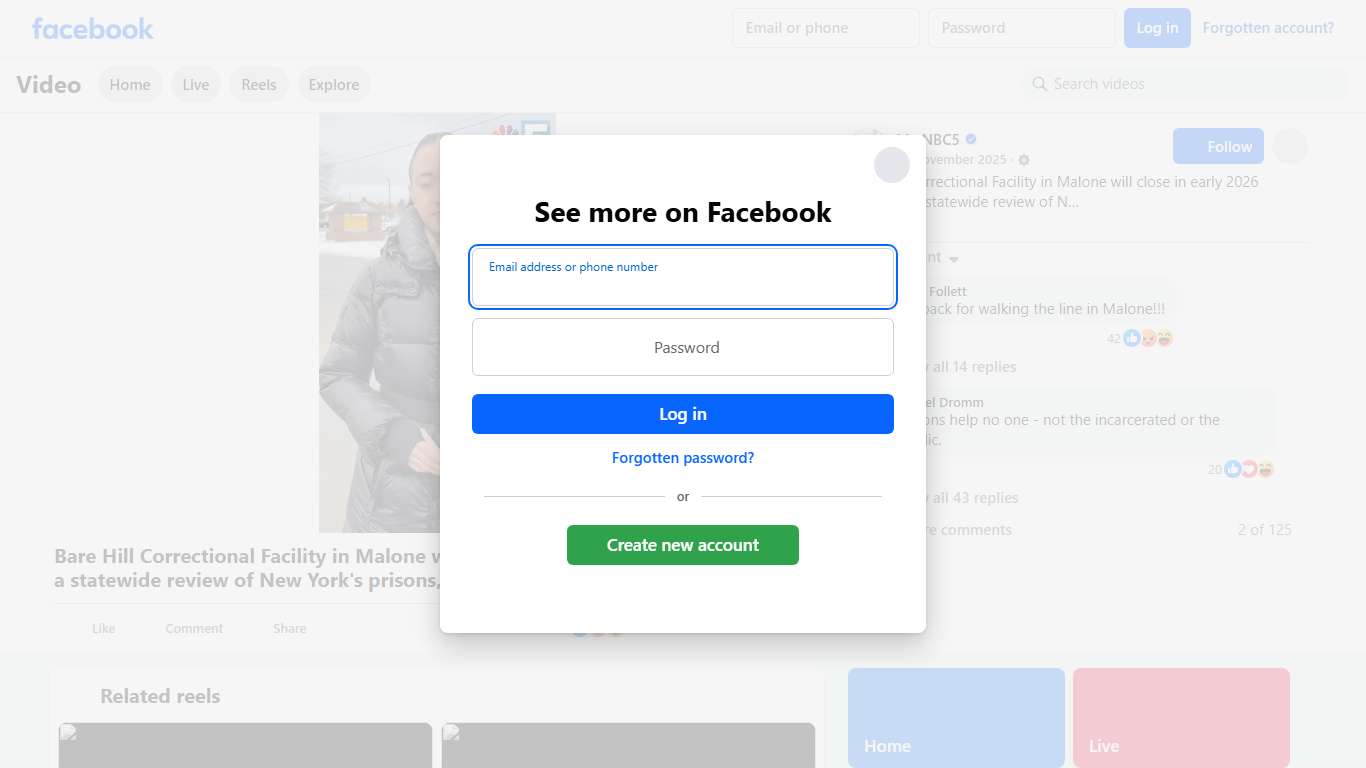 Bare Hill Correctional Facility in Malone will close in early 2026 following a statewide review of New York's prisons, according to officials. The New York State Department of Correctional and Community Supervision announced the upcoming closure Tuesday. DOCCS said it conducted "a thorough review of operations at its 42 correctional facilities" following the enactment of the state budget and determined that the facility will close on March 11, 2026. Sophia Falbo My NBC5 has the full story. Click